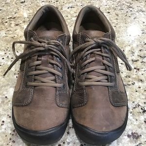 Keen Austin Oxford Loafers Oiled Brown Leather Mens 9 Very good used condition
